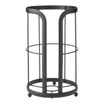 Mainstays Free Standing Matte Black Toilet Paper Reserve Storage