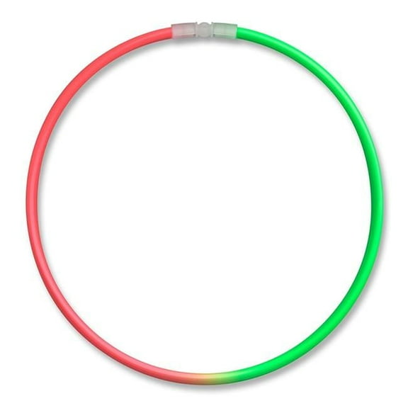 Glow Necklace, Red & Green - Pack of 25