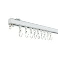 thumbnail image 4 of Miumaeov 12-18 ft Heavy Duty Curtain Track Rail Ceiling or Wall Mounting Room Divider with Hooks Grommet for Space, 4 of 17