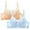 #10, variant on Busydd 2PC Bras for Women Comfort Breathable Lace Wireless Bras for Women High Support Push Up Bra No Underwire Everyday Bra Plus Size Bra for Large Bust