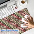 thumbnail image 4 of Long Mouse Pads for Desk,Red and Green Christmas Striped Pattern Desk Mats on Top Of Desks, Desk Mouse Pad Extra Large with 3mm Non-Slip Base and Stitched Edge for Gaming,Office,Work,Home 31.5x15.7in, 4 of 5
