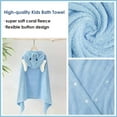 thumbnail image 3 of Kids Hooded Bath Towels Beach Towel Girls Boys Soft Swim Pool Cover Up Super Absorbent Cute Cartoon Animal, 3 of 5