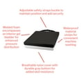 thumbnail image 2 of McKesson Gel/Foam Wheelchair Seat Cushion, 16" W x 16" D x 3" H, 275-lb Weight Capacity, 4 Ct, 2 of 7