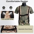 thumbnail image 3 of 40L Outdoor Travel Backpack for Adults, Large Capacity Camo Backpack for Work Hiking Camping, Khaki - 8036, 3 of 9