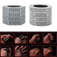 thumbnail image 2 of GoldSuitHexagon Anillo mágico retro Anillo de 4 dedos personalizado Escalada al aire libre multifuncional, 2 of 5