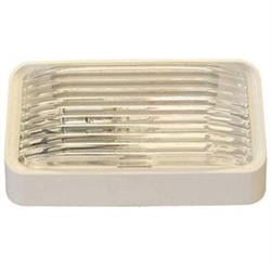 Gustafson Lighting GSAM4017 Rectangular Porch Light without Switch - Clear and Amber Lens