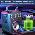 thumbnail image 3 of Wuztai Aubaines 90 % de Rabais Haut-Parleur Sans Fil Bluetooth Haut-Parleur en Colonne Portable Caisson de Basses Centre Musical Extérieur Ordinateur Radio FM Haut-Parleur ( Taille : 3.4 * 3.2 * 7.4 Po) Liquidation, 3 of 7
