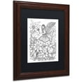 thumbnail image 2 of Trademark Fine Art "Fairies and Woodland Creatures 14" Canvas Art by KCDoodleArt Black Matte, Wood Frame, 2 of 4