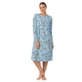 thumbnail image 3 of Aria Women’s 100% Cotton Long Sleeve Ballet Nightgown, Sizes XS-5X, 3 of 7