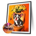 thumbnail image 2 of Wdftyju 5D DIY diamante pintura perro completo cuadrado taladro mosaico arte imagen Rhinestone Kit Wdftyju 6ul8ye9mn8je3lw0, 2 of 9