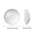 thumbnail image 6 of 40pc Transparent Glass Cabochons Half Round/Dome Clear 9.5~10x3.5mm, 6 of 8
