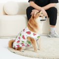 thumbnail image 5 of Pofeuu Watermelon And Kiwi Print Dog Clothes Fashionable Sleeveless Pet Vest Cotton Dog Shirt, Ideal for Small, Medium, and Large Breeds-4X-Large, 5 of 7