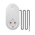 thumbnail image 1 of Labymos Digital Thermostat Outlet Plug 16A Outlet Socket Temperature Controller 5+1+1 Six Periods & Heating and Cooling Mode with Touch Button LED Screen for Fan Heater Radiator AC Air Conditioner, 1 of 8