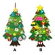 thumbnail image 5 of Decoración Árbol de Navidad Festival Fiesta Colgante Fieltro DIY Colgante de pared Adorno de juguete para niños, Tipo 1 Speravity HA008549-01, 5 of 7