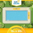 thumbnail image 6 of Sun2Solar Rectangle 1200 Series Clear Swimming Pool Solar Cover with 6-Pack Grommets, 12' x 20', 6 of 7