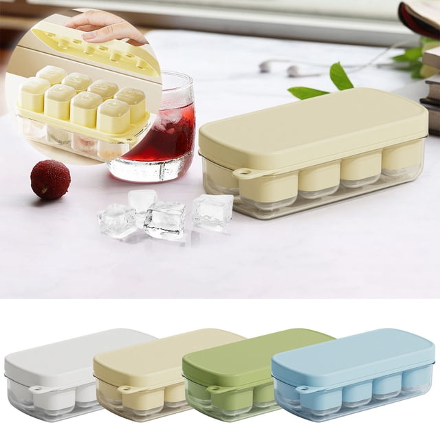 Sentmoon Silicone Ice Tray Ice Mold Ice Block Home Homemade Ice Ice Cream Refrigerator Ice Block Ice Box Ice Block Maker Food Grade for Easy Release and No Stick