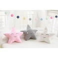 thumbnail image 2 of Cushion Cute Decorative Throw Pillows Soft Chair Cushion Bedroom Bench Sofa Playroom Home Decoration Aesthetic for Girls Kids (Pink Star), 2 of 2