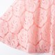 thumbnail image 5 of Vestido de princesa de encaje de niña de la flor formal de boda rojo 3-4 años, 5 of 8