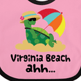 thumbnail image 4 of Inktastic Virginia Beach Virginia Boys or Girls Baby Bib, 4 of 4