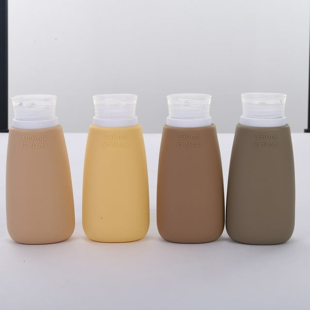 TIELUTT Bouteilles de Rangement Réutilisables en Silicone de Qualité Alimentaire pour l'Organisation de la Cuisine, Conteneur de Rangement Verrouillable, Organisation et Rangement de la Cuisine, Conteneurs de Rangement pour la Maison, Conteneurs de Rangement pour Garde-Manger, Conteneurs à Pain