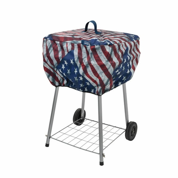 Modern Leisure® Basics Walk-A-Bout Charcoal Grill Cover, 21.5"L x 21.5"W x 14.5"H, Victory