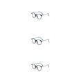thumbnail image 3 of Minnieouse Montura de gafas de lectura para mujer, montura de gafas, montura óptica, montura redonda, gafas para miopía antiluz, azul y negro Type1 NO1, 3 of 6