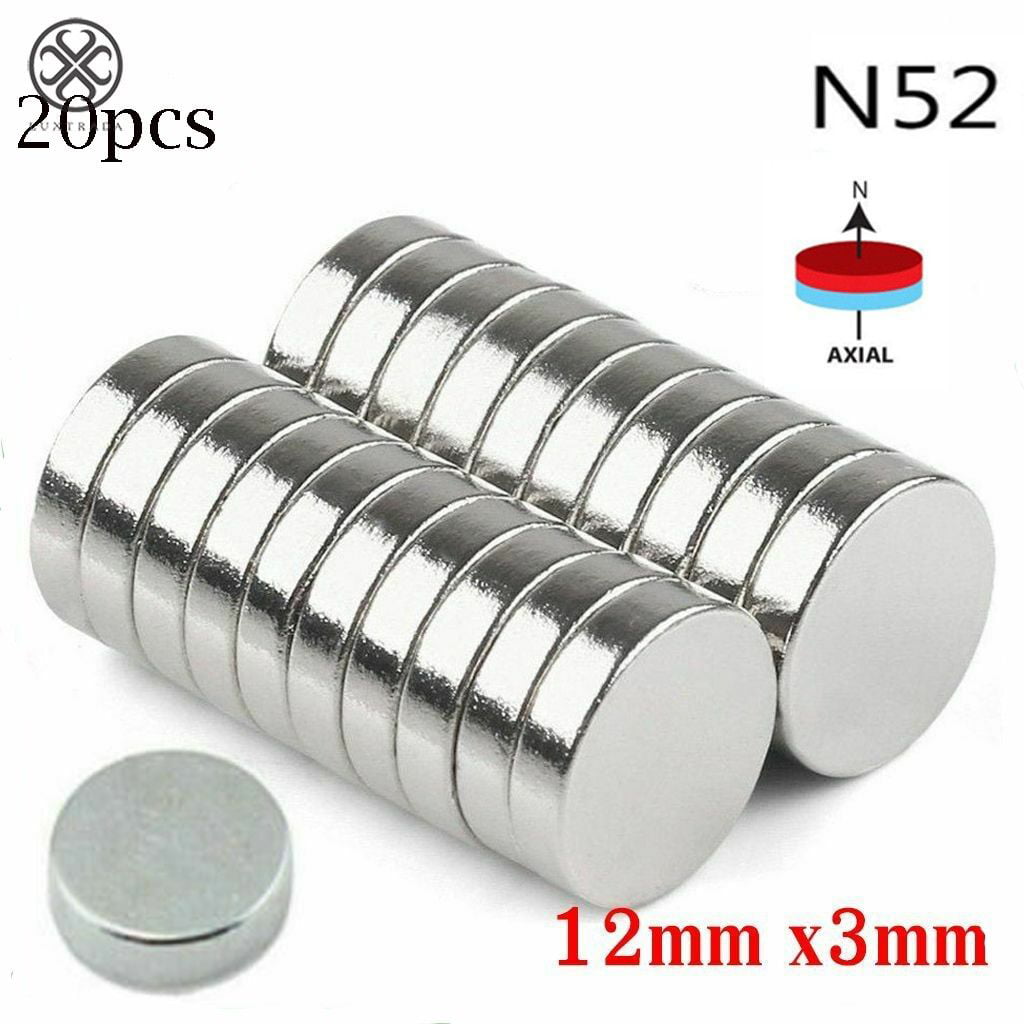 10PCS Strong N50 Magnets D 20mm x 3mm Hole 5mm Rare Earth Craft Neo Neodymium 