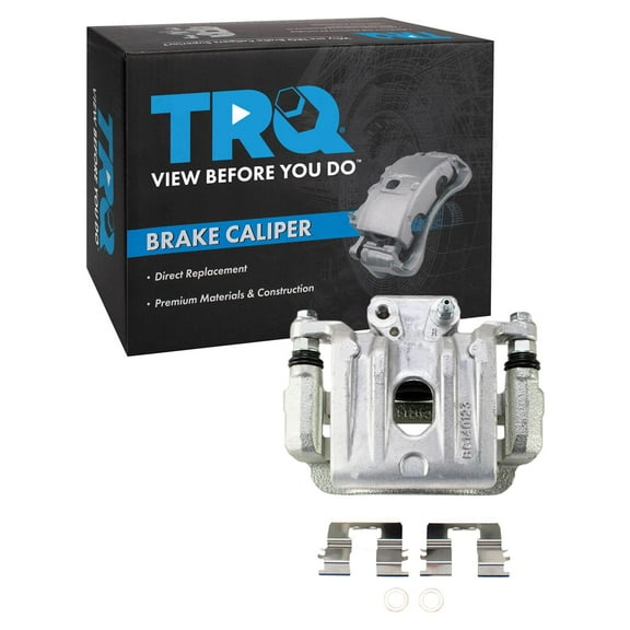 TRQ Rear Right Brake Caliper w/Bracket Passenger Side Compatible with 2010-2012 Hyundai Santa Fe 2011-2013 Kia Sorento