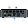 thumbnail image 4 of Intel NUC10i7FNK Mini PC, Intel Core i7-10710U Upto 4.7GHz, 32GB RAM, 2TB NVMe SSD, HDMI, Thunderbolt, Card Reader, Wi-Fi, Bluetooth, Windows 10 Pro, 4 of 8