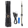thumbnail image 1 of Linterna LED superbrillante de 1200LM con zoom, resistente al agua, portátil para exteriores, 1 of 8