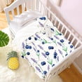 thumbnail image 2 of Yibo Strawberry Cartoon Blanket Flannel Soft and Comfortable Anti-static Bed Sofa Blanket, 2 of 9