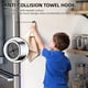thumbnail image 2 of Porta toalla Toallero de 3 uds., gancho redondo para toallas, autoadhesivo, fácil instalación, fácil de usar, colgador de toallas de Material ABS para baño y cocina Eccomum Porta toalla, 2 of 7