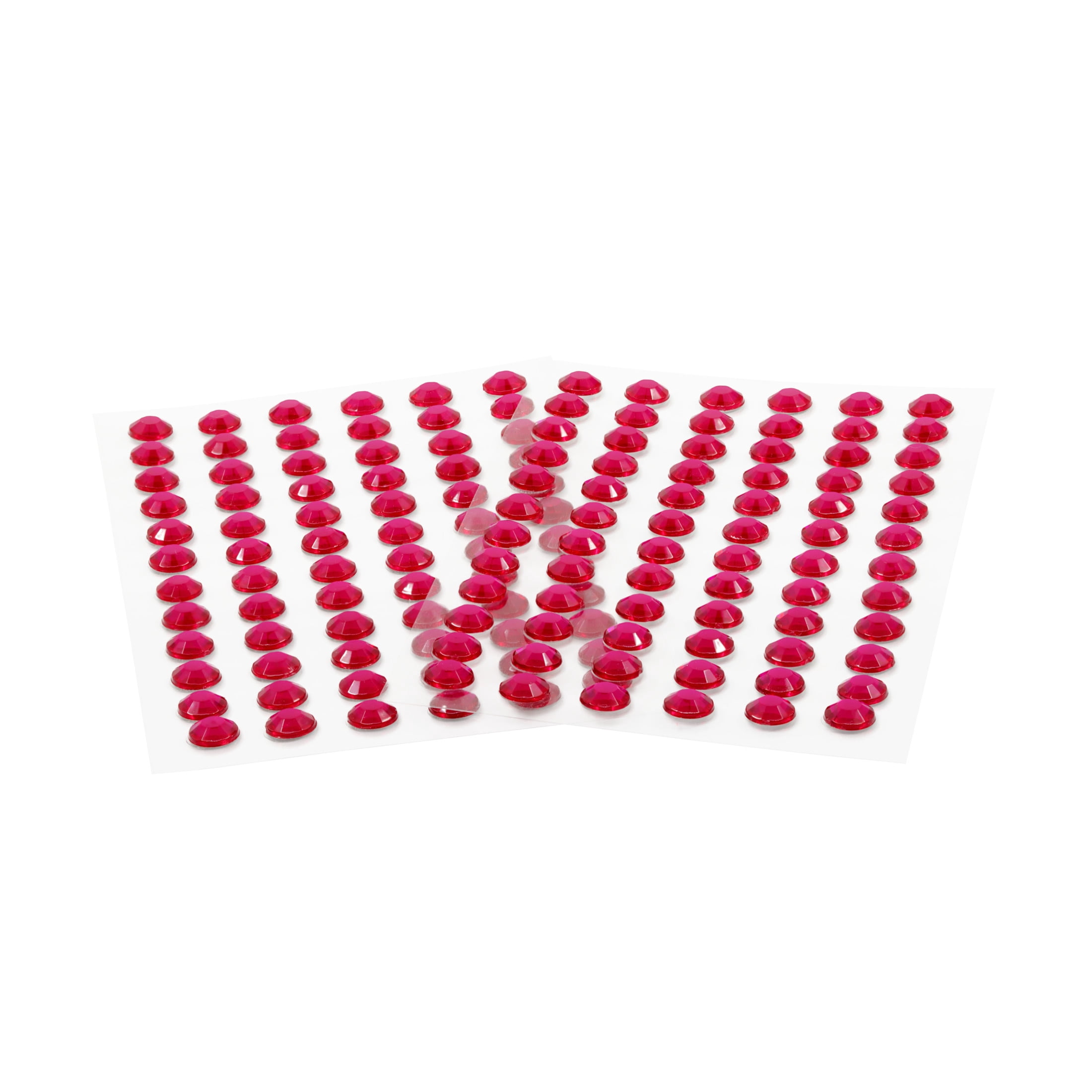Hello Hobby Accessories Adhesive Gems Hot Pink, 144 piece