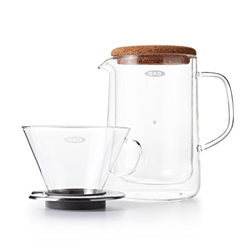 OXO BREW Glass Pour-Over Set, 24 Ounce 