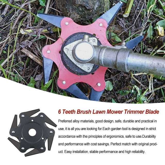 Lawn Mower Trimmer Blade Universal Wear-Resistant Garden Tool Weeding Device Labor-saving Multi-functional Weed Accessories Home Outdoor Yard