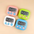 thumbnail image 4 of Becaristey Kitchen Timer Mini Digital Electronic Timing Tools Square Alarm Clock Restaurant Cooking Baking Study Sports Games White, 4 of 6