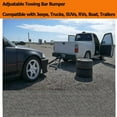 thumbnail image 6 of Pinypikaka Tow Bar, Adjustable Towing Bar Bumper Mount 5000lb w/ 2X Chains, Universal Towing Bar 5000 LBS Towing Capacity, Coupler Fits 2" Ball Hitch, Fit Tow Bars for Truck, SUV, RV, Boat, Trailer, 6 of 7
