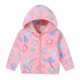 thumbnail image 6 of Hotiary 1-7Y Girls Winter Warm Casual Fleece Jacket Top Long Sleeve Zipper Hooded Sweatshirt Holiday Hoodies Coat, 6 of 8