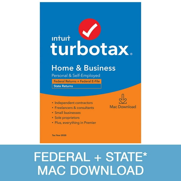 Turbotax home and business tax year 2018 mac download with state