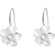 thumbnail image 3 of Pendientes de flor 925 plata plumeria para mujer y niña, pendientes de zirconia cúbica con forma de flor, joyas para regalo de cumpleaños y Navidad, 3 of 7