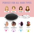 thumbnail image 7 of Minimalist Halloween Ghost Pattern Hair Brush,Girls Detangling Hair Brush,Glide Through Tangles with Ease for Wet & Dry Hair,8.8"X2.8", 7 of 7