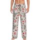 thumbnail image 1 of Balery Groovy Retro Santa Pantalones de pijama para hombre, pijama ultraligero, pantalón de descanso-Small, 1 of 6