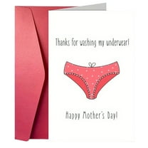 BNNG Birthday Card for Mom, Happy Mother Birthday Card Gift from Son Daughter, Naughty Mother's Day Thank You Cards for Mom, Unique Mom Birthday Card Gift,Sweet Mother's Day Card Gift Idea