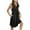 Black, variant on Kids Girls Nightgown with Pockets Sleeveless Sleep Dress Sleepwear Pleated Front Mini Dresses Round Neck Nightdress up to 45% Off