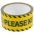 thumbnail image 3 of WHAMVOX 1 Roll Warning Sticker Sign Keep Safe Distance Tape Sticker Caution Tape for Construction(25 Meters), 3 of 8