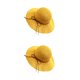 thumbnail image 4 of Sonducket Tela transpirable y ala de tabla para una apariencia clásica y elegante Amplia aplicación Peso ligero Cuello colgando Pesca Amarillo brillante 2piezas, 4 of 4