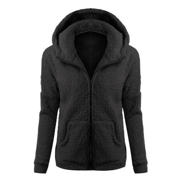 Made by Olivia Women's Classic Casual Hooded Denim Jacket - Walmart.com