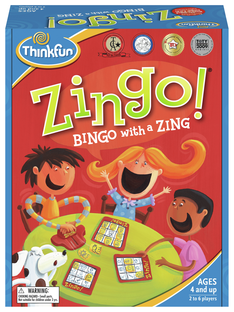 ThinkFun Zingo! Family Board Game