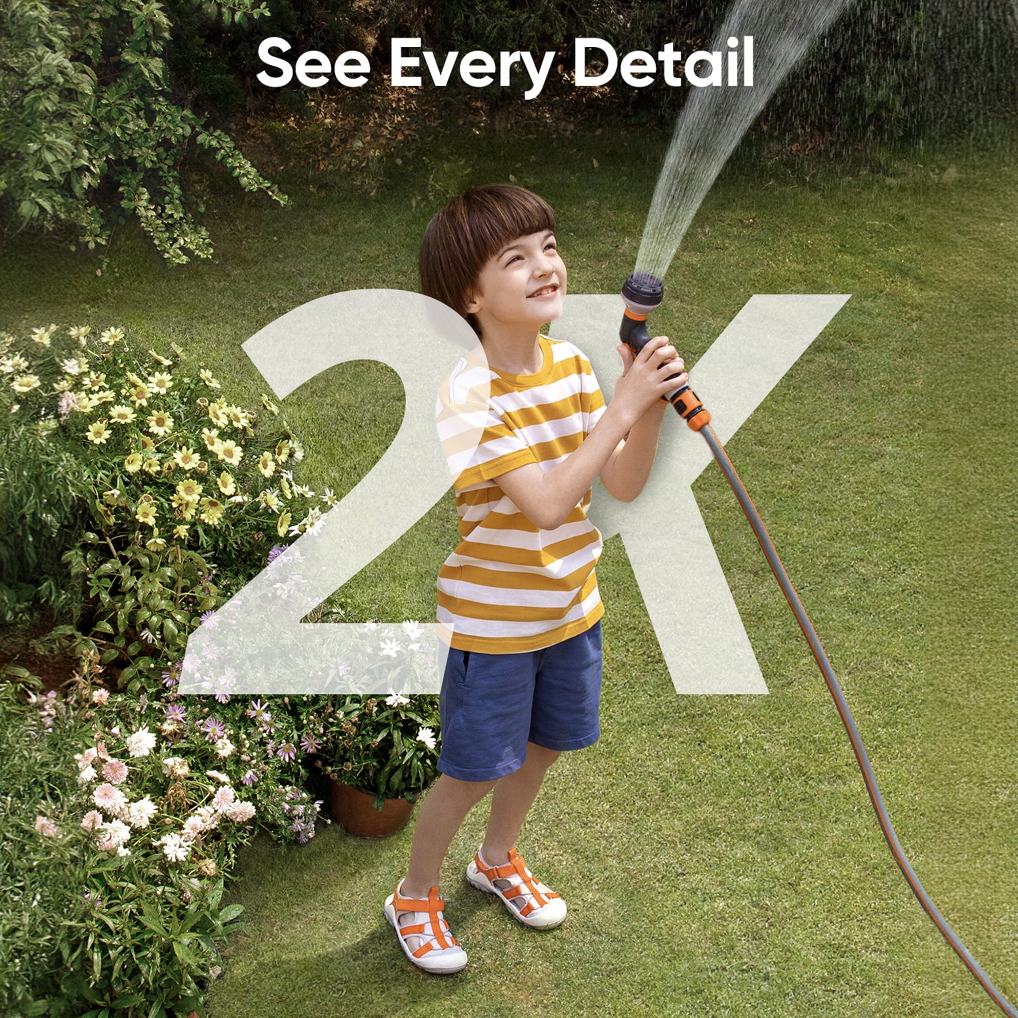 eufy SoloCam C20 Wi-Fi 2K Outdoor Security Camera with Integrated Solar Panel and No Monthly Fees