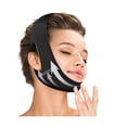 thumbnail image 1 of AoVoTo Reusable V Line Lifting Mask with Chin Strap for Sleeping,Face Lift Prevent Sagging, Jaw Exerciser,Black,M, 1 of 1